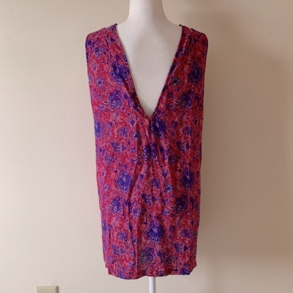 LF paisley floral cut out shift dress size M NWT - Picture 8 of 15